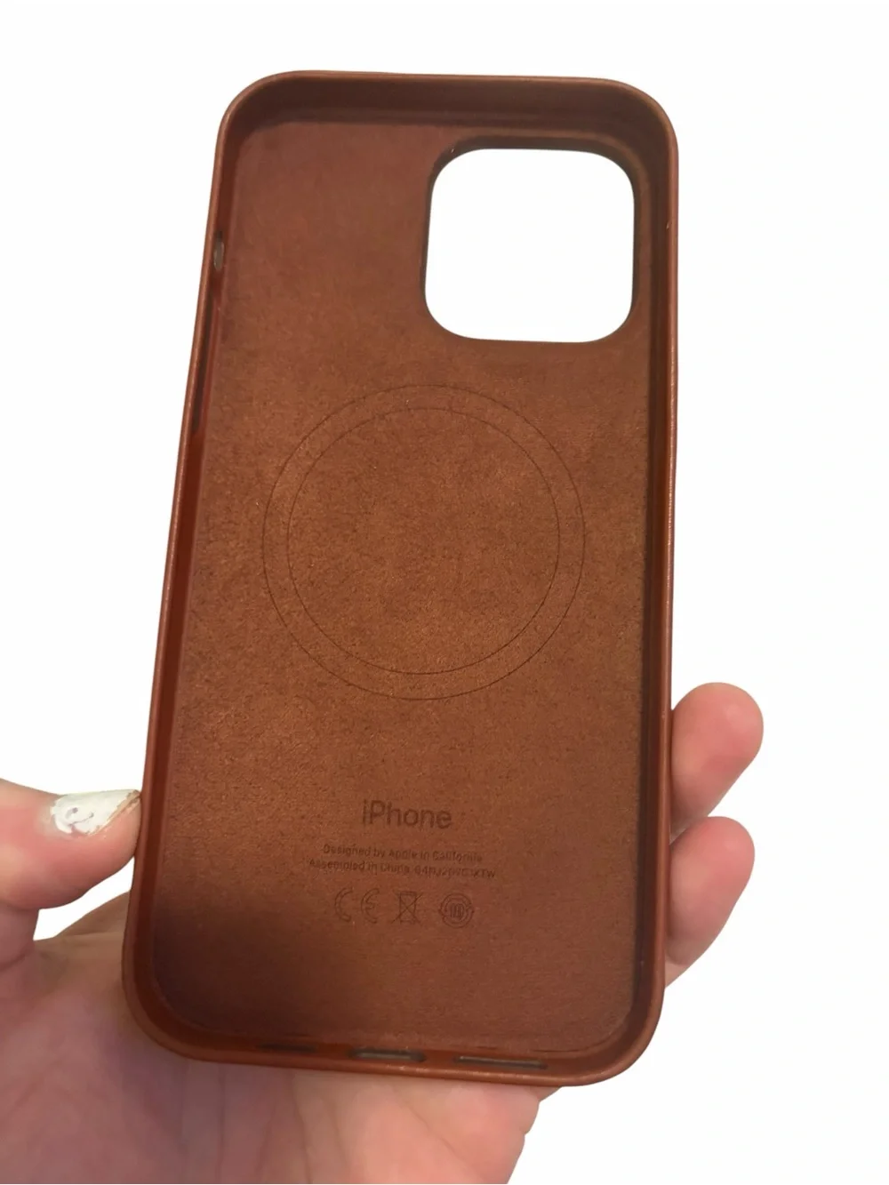 Apple iPhone 14 Pro Max Umber Leather MagSafe Case